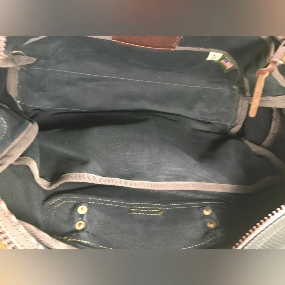 Duluth Pack Commuter Laptop Everyday Travel Briefcase Brown Leather Bag Business